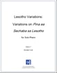 Lesotho Variations piano sheet music cover